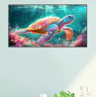 Preview: Diamond ​​​​​​​Painting Schildkröte-Ozean